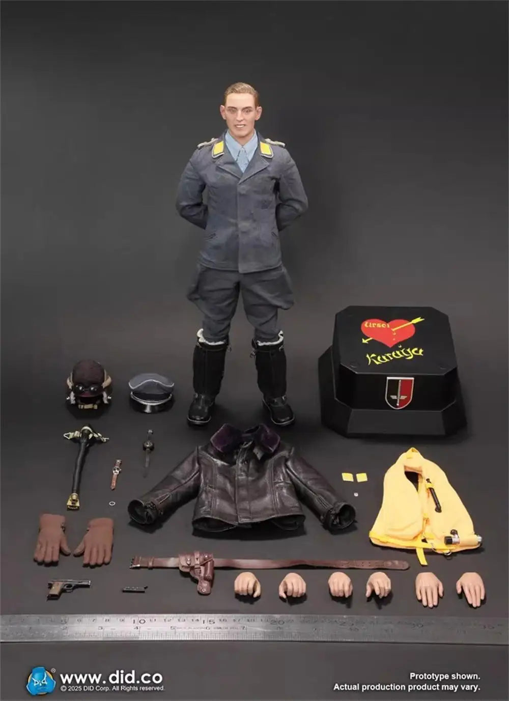 1/6 DID D80190 Neuankömmling Vollständiges Set Bewegliche Actionfigur Mann mit Ständer Plattform Spielzeug Modell ca. 30cm für Fans Sammlergeschenk
