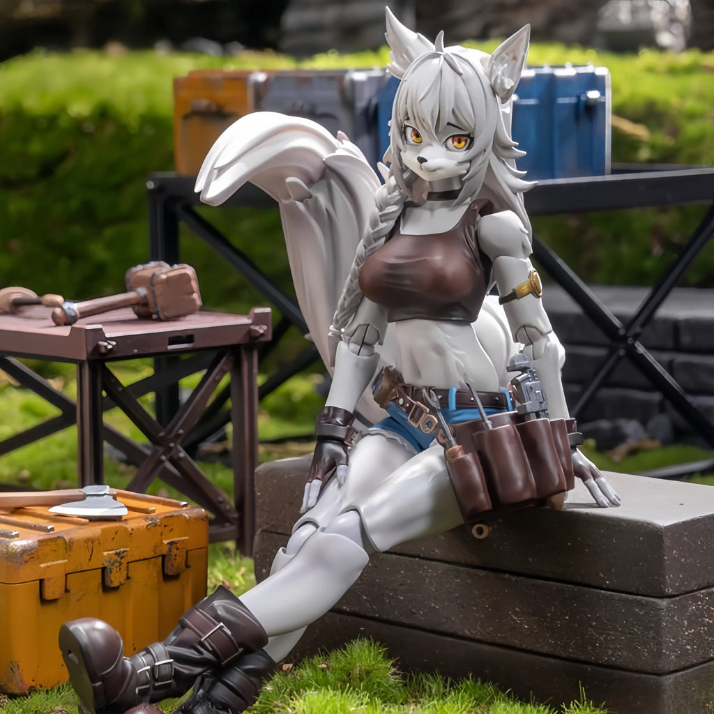 Lado Toys 1/12 Liya Mechanic Action Figure Model Mobile Doll Toy Desktop Collection Model Toy Gift