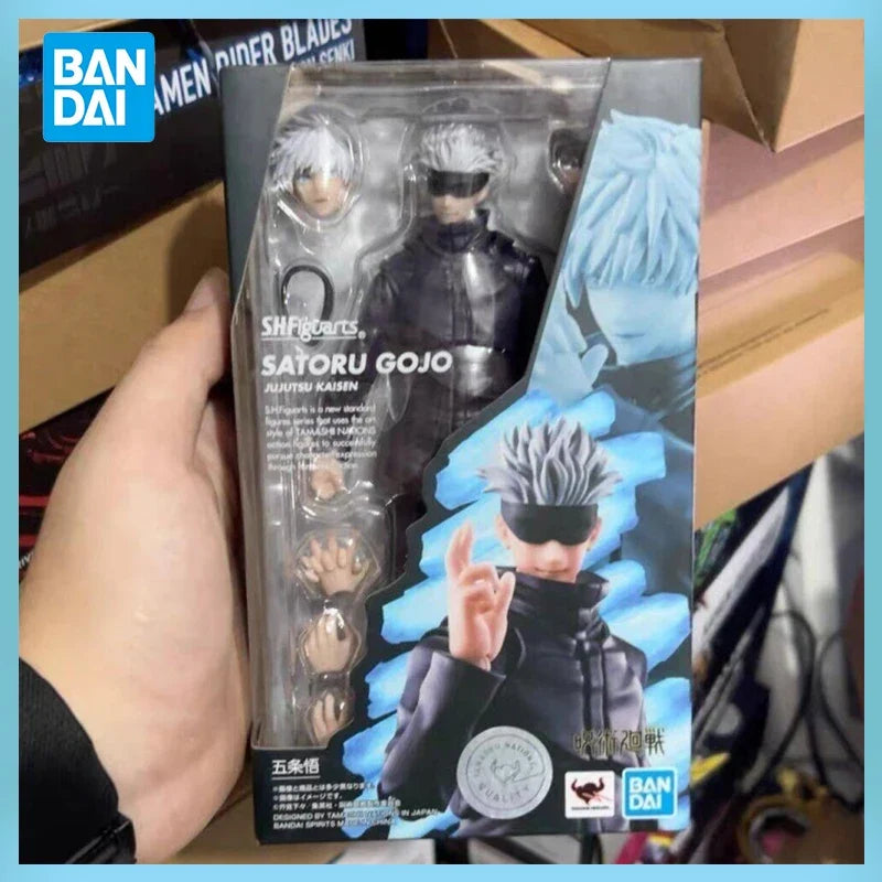 Bandai Original Shfiguarts Jujutsu Kaisen Figure Gojo Satorugeto Suguru Fushiguro Megumi Kugisaki Nobara Anime Model Toy Dolls