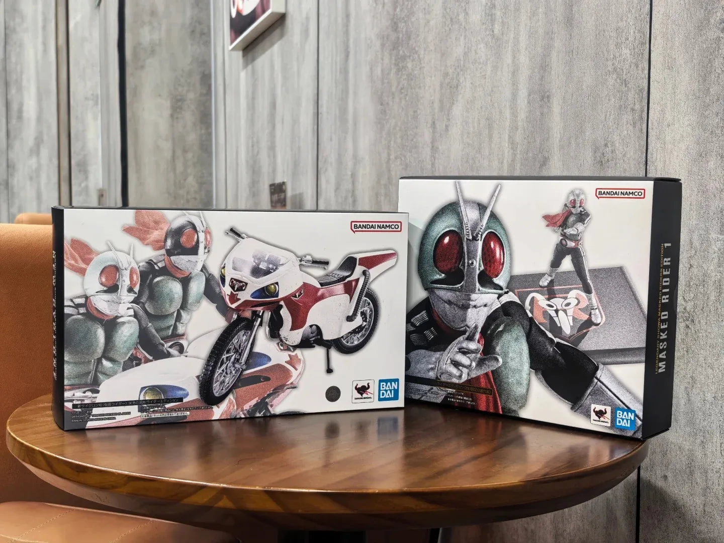 Bandai Shf Kamen Rider New No. 1 Edition New Cyclone And Showa Rider Action Figure Model Collectible Toys In Stock