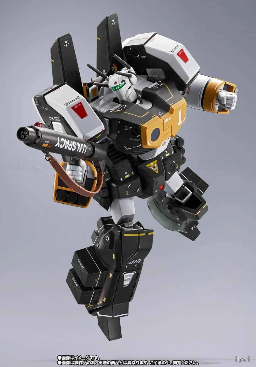 【In Stock】Original BANDAI SPIRITS DX Choujikuu Yousai Macross VF-1S Action Figure Ornaments Toys Gifts