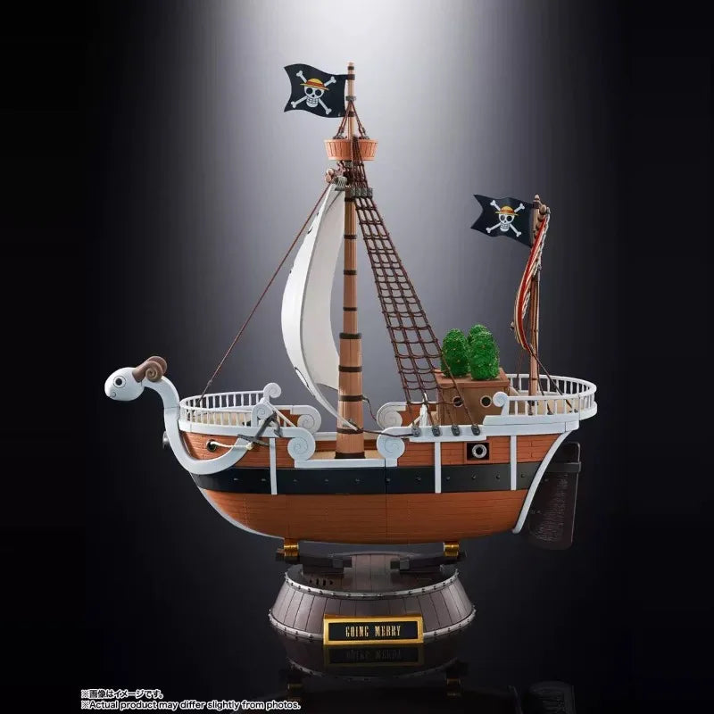 100%Original in Stock Bandai One Piece Superalloy Going Merry 25th Anniversary of Animation Anime Character Model Toy Collection