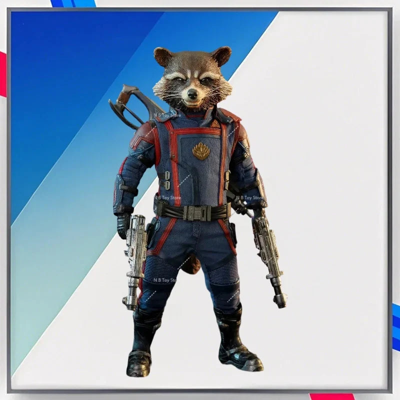 In Stock Genuine HOTTOYS HT MMS708 MMS548 Galaxy Guardians 3 Rocket Raccoon Cosmo Action Figure Model Toys