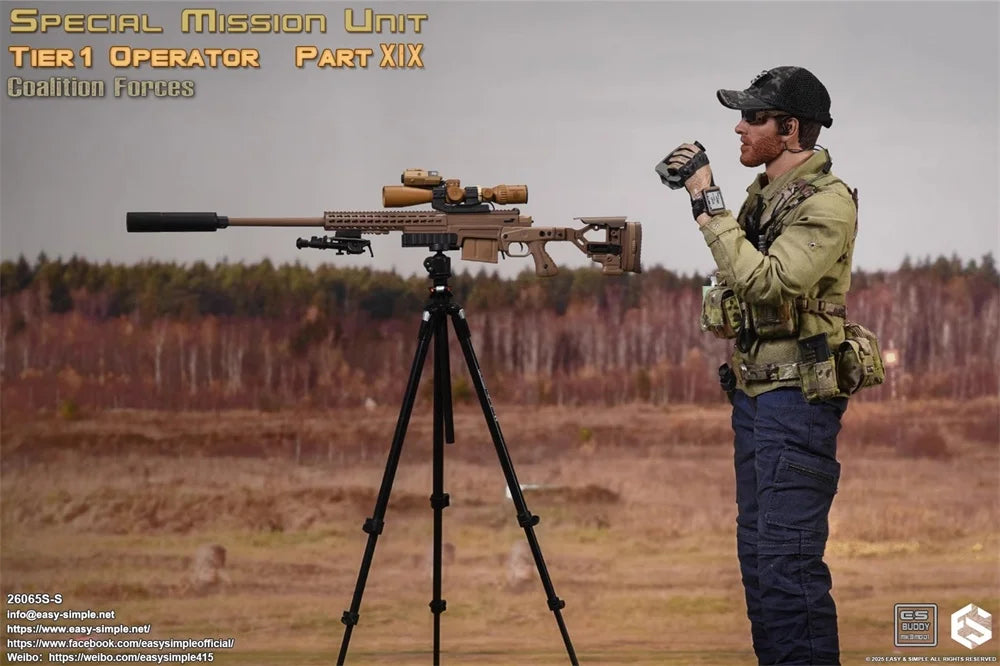 Limited Version 1/6 EASY&SIMPLE ES 26065SS US. Special Mission Unit Operation Full Set Movable Action Figure Full Set Toys Model