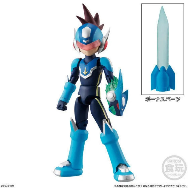 BANDAI Rockman EXE ZERO SMP Armor VAVA GACHA Action Figures Model Kids Toy