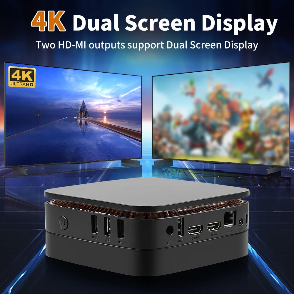 Retro Game Console Mini PC With 52000 Games 4K HD Windows 11 Pro For PS3/XBOX/PS2/PS1/WII/Sega Saturn/NES Portable Game Player