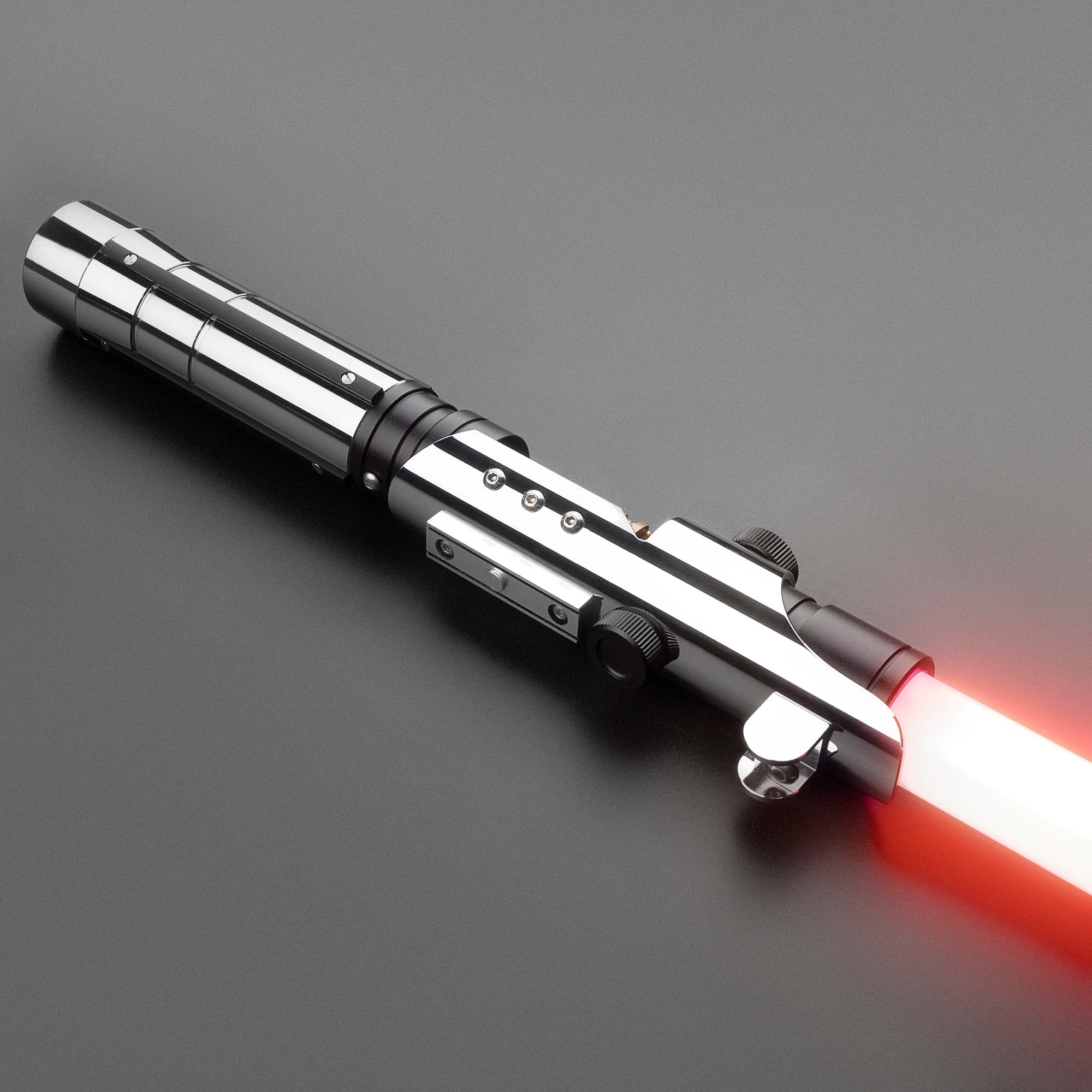 DamienSaber Starkiller Lightsaber XENO Heavy Dueling Light Saber Metal Hilt Sensitive Smooth Swing with Infinite Color Changing