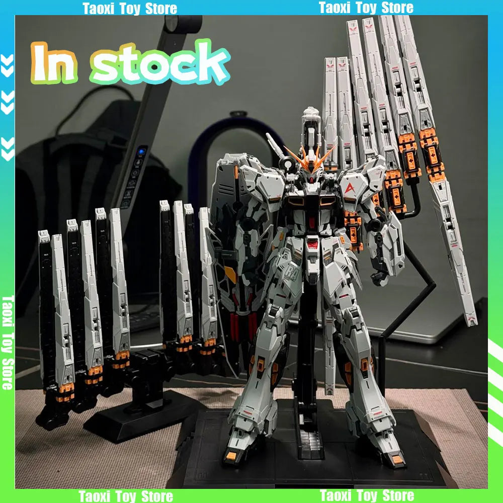 【New product】NONGCHENGZHU 1/100 MG CMM RX-93 GK Assembly Model Kits Plastic skeleton Anime Action Figure Collection Model Toys