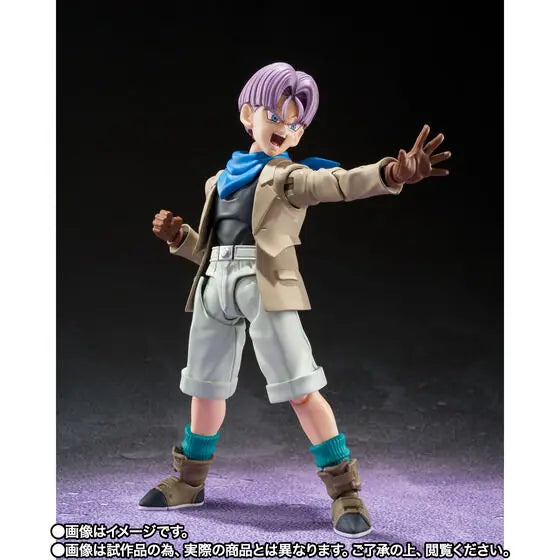 100% Original Bandai SH Figuarts SHF Dragon Ball GT Trunks Action Figures Anime Model Toys Collection In Stock