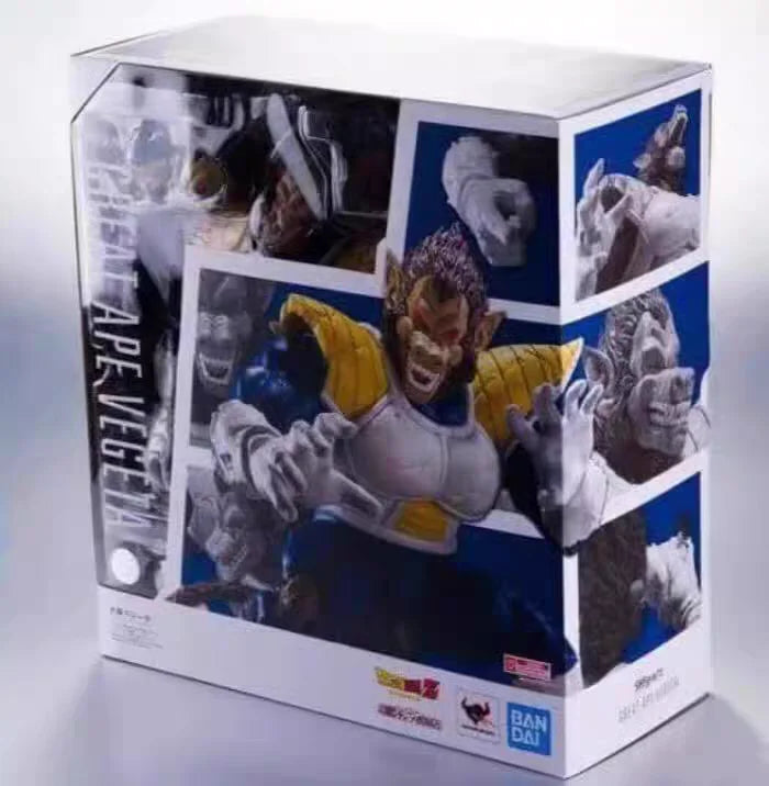 new In Stock Bandai Soul Limited SHF Saiyan Invasion Vegeta Big Ape Giant Ape Brand  Anime Figure Model Collection Toy Gift