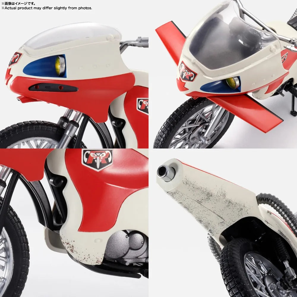 Bandai SHF New Cyclone Masked Rider 1 Motorcycle Figure Motorcycle Accessories Model Toys Desktop Ornaments Collectibles Gifts