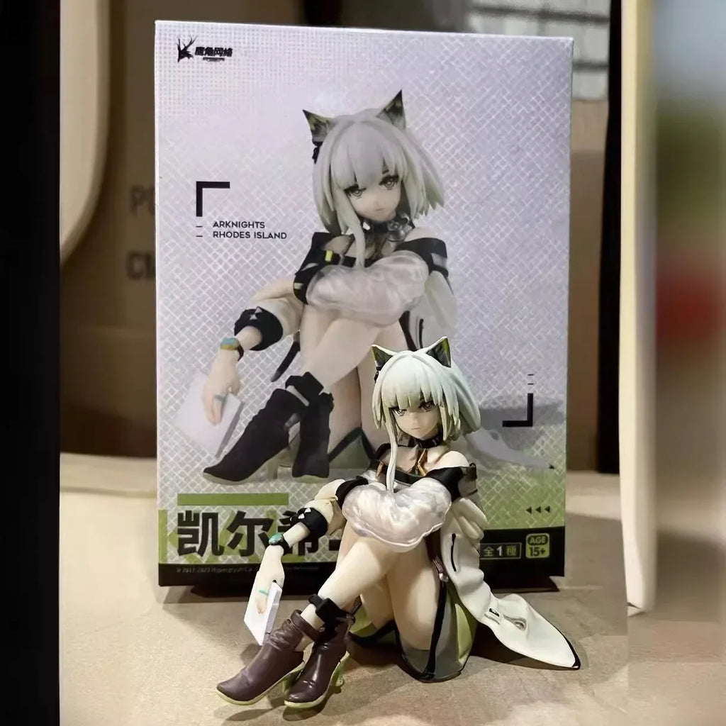 2025.FuRyu Jogo Arknights Figuras de Ação Kal'tsit Girl Pvc Action Figure Modelo Coleção Brinquedo 10cm