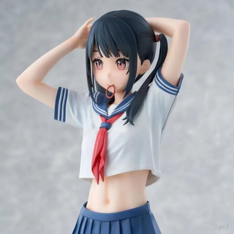 Lnside the sailor suit, the student uniforms the beautiful girl's hand-made secondary artwork decoration model.