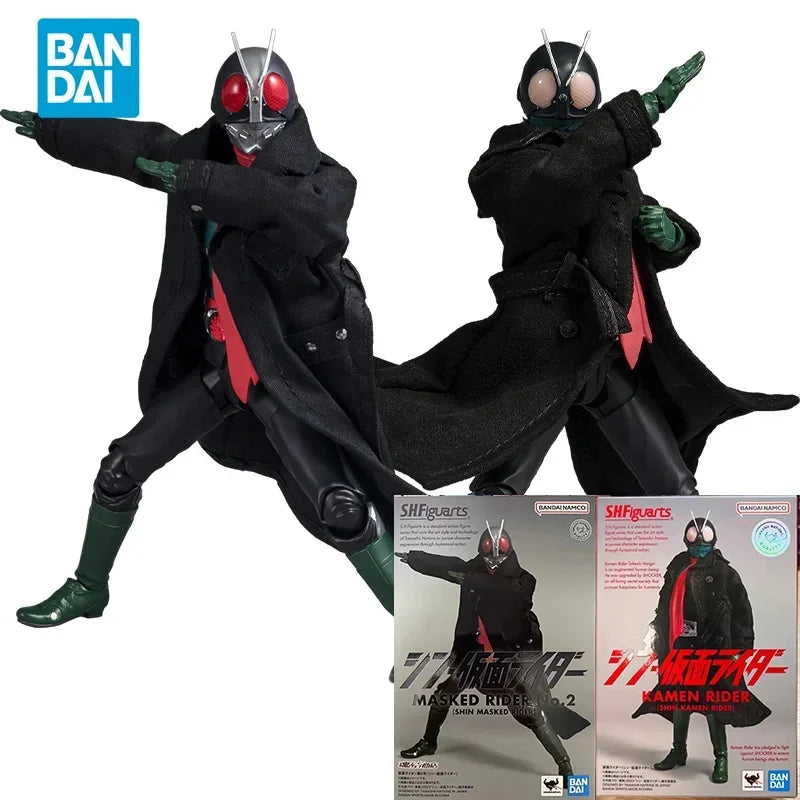 Spot Direkte Lieferung Bandai Original Kamen Rider Anime Modell SHF MASKED RIDER Nr. 2 Actionfigur Spielzeug Für Kinder Geschenk