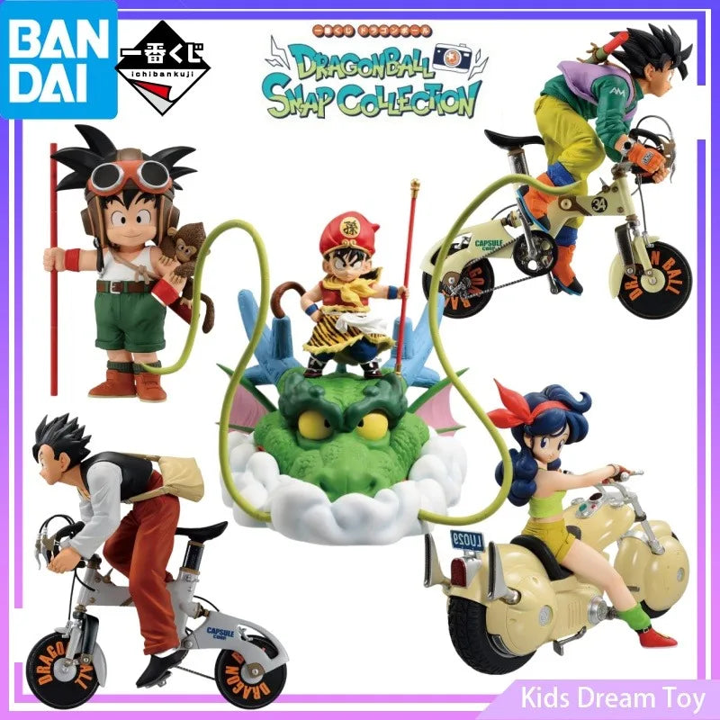 Bandai auf Lager Original Ichibankuji DragonBall Anime DRAGONBALL SNAP COLLECTION Lokomotive Goku&Gohan&Lunch Actionfiguren Spielzeug