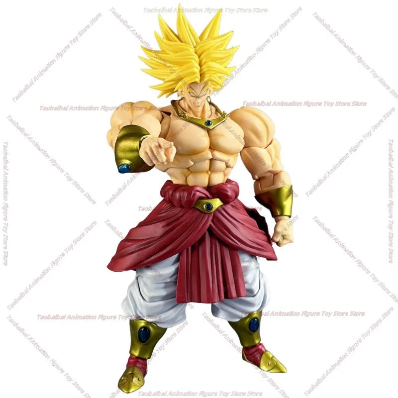 【ZT 01 in Stock】ZT Studio Ancient Warrior Broly Green Yellow Long Hair 1/12 Action Figure Anime Character Figure Collection