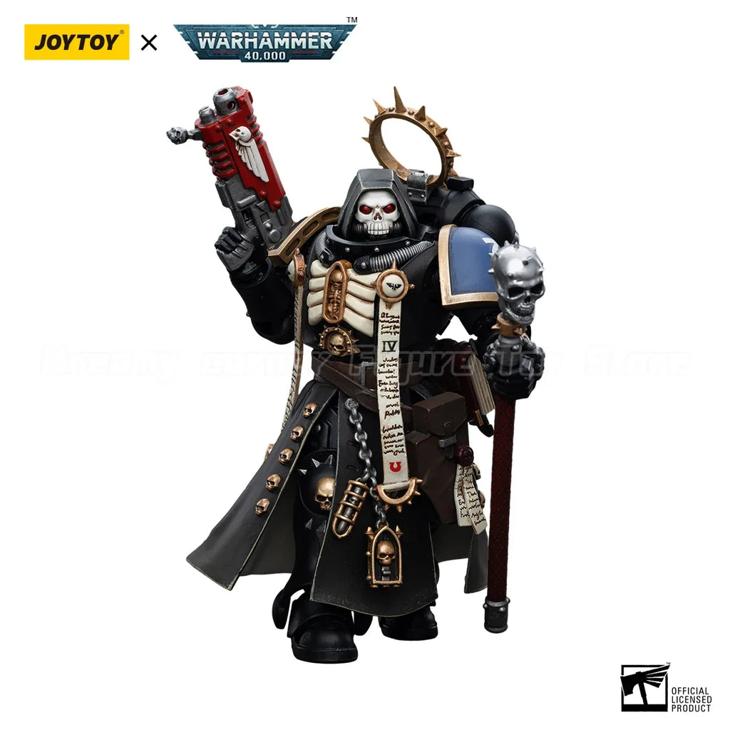 【In Stock】JOYTOY Warhammer 40K Ultramarines Primaris Chaplain Brother Varus 1/18 Action Figure Models Toys