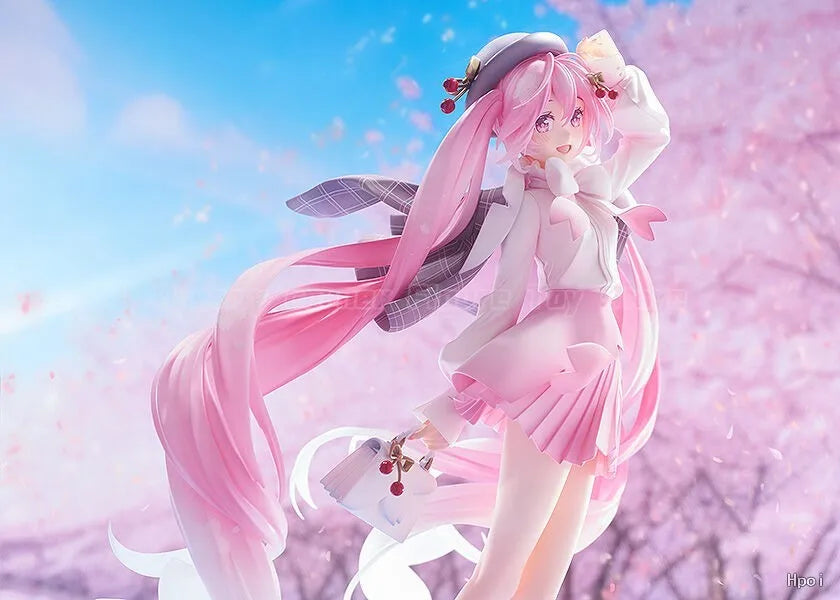 【In Stock】GSC Piapro Characters Hatsune Miku Sakura Future Flower Appreciation 1/6 Scale Figure Model Toys