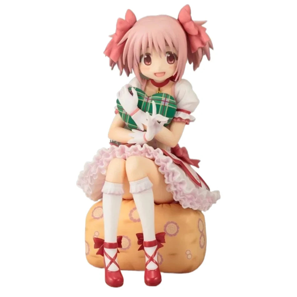 14CM Puella Magi Madoka Magica Aniem Figure Kaname Madoka Magic Girl PVC Decor Action Figures Model Anime Cartoon Model Toy Gift