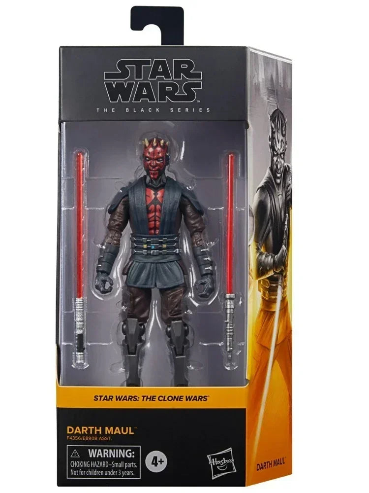 In Stock Hasbro Star Wars Black Series Darth Maul The Clone Wars Action Figure Model Toy Collection Hobby Gifts for Children