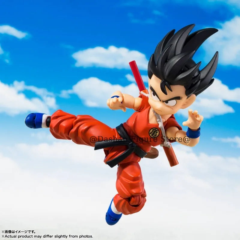 SHF Son Goku Innocent Challenger Action Figure Dragon Ball Anime Movable Collection Doll Goku Kid Figurine PVC Model Toys Gifts