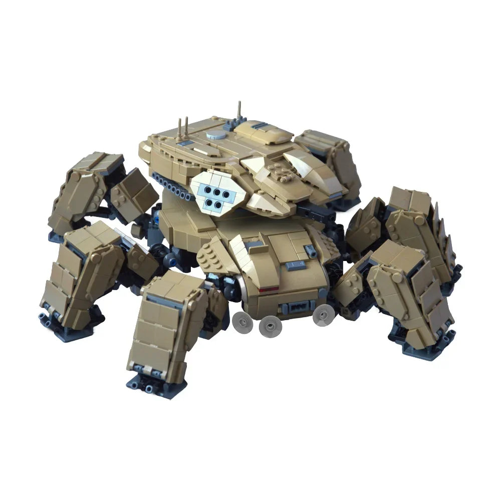 MOC Cyberpunk Chimera Model Building Blocks Mechanical Monsters Military Heavy Duty Taco Brick Toy Adult Gift