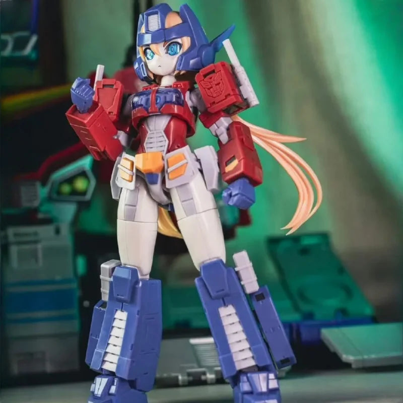 In Stock KOTOBUKIYA Transforming Toys Convoy Crossframe Girl Humikane Shimada Ver Assemble Model Kit Action Figure Gifts Toys