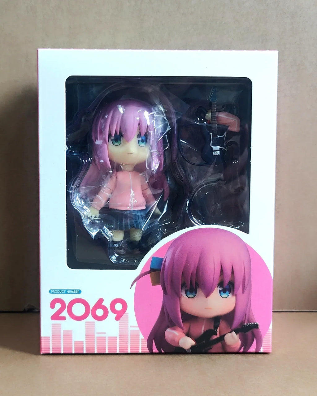 Q Version Bocchi The Rock! Lonely 2069# Gotoh Hitori Action Figures Face Replacement Model Doll Ornament Handmade Toy