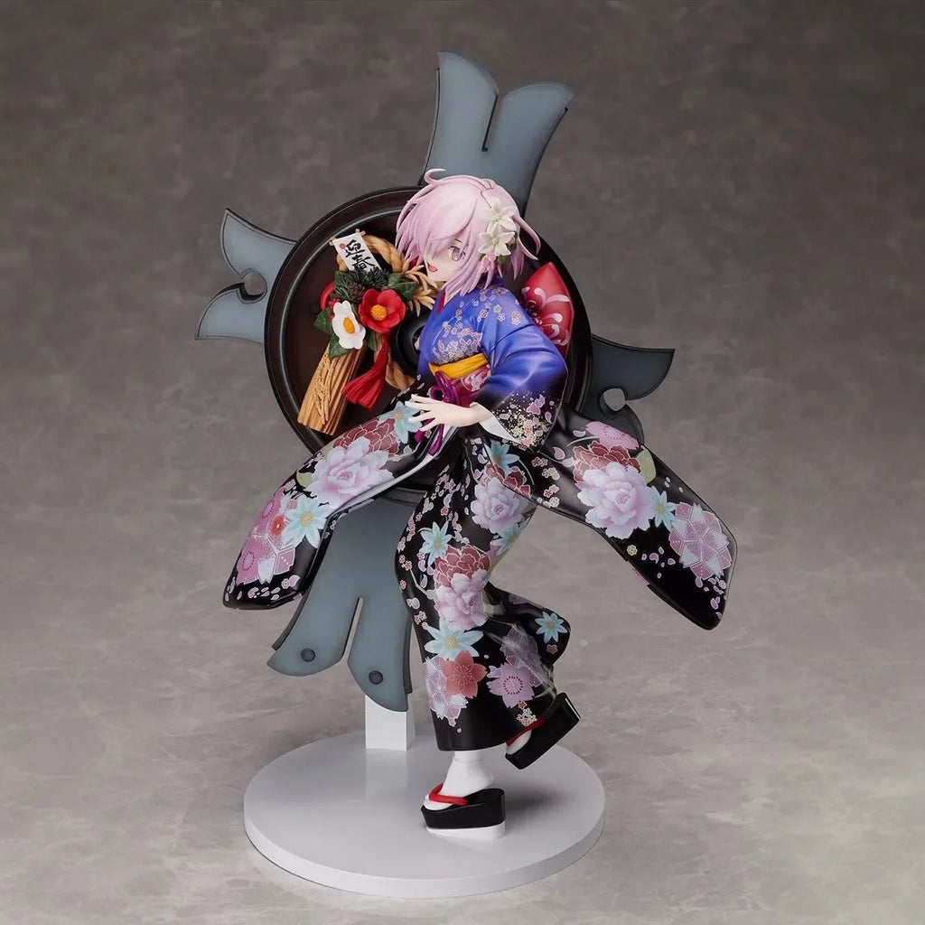 27cm Fate Grand Order Mash Kyrielight New Year Ver. Game Girl Figure Model Statue Boy Collection Desktop Decoration Ornament Toy