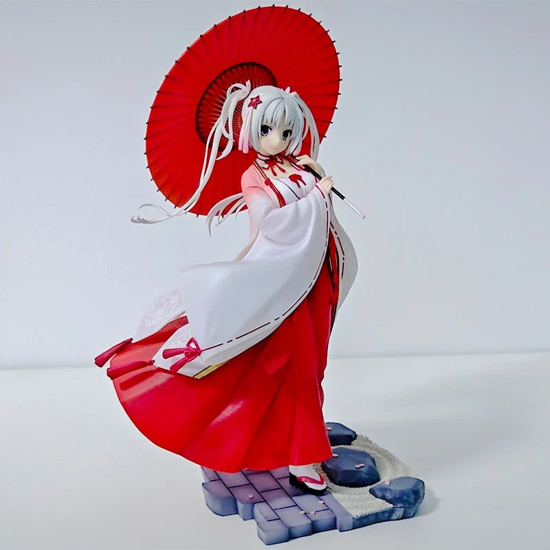 28cm Senren Banka Yoshino Tomotake Anime Girl Figure Murasame Action Figure Riddle Joker Ayase Mitsukasa Figurine Model Doll Toy