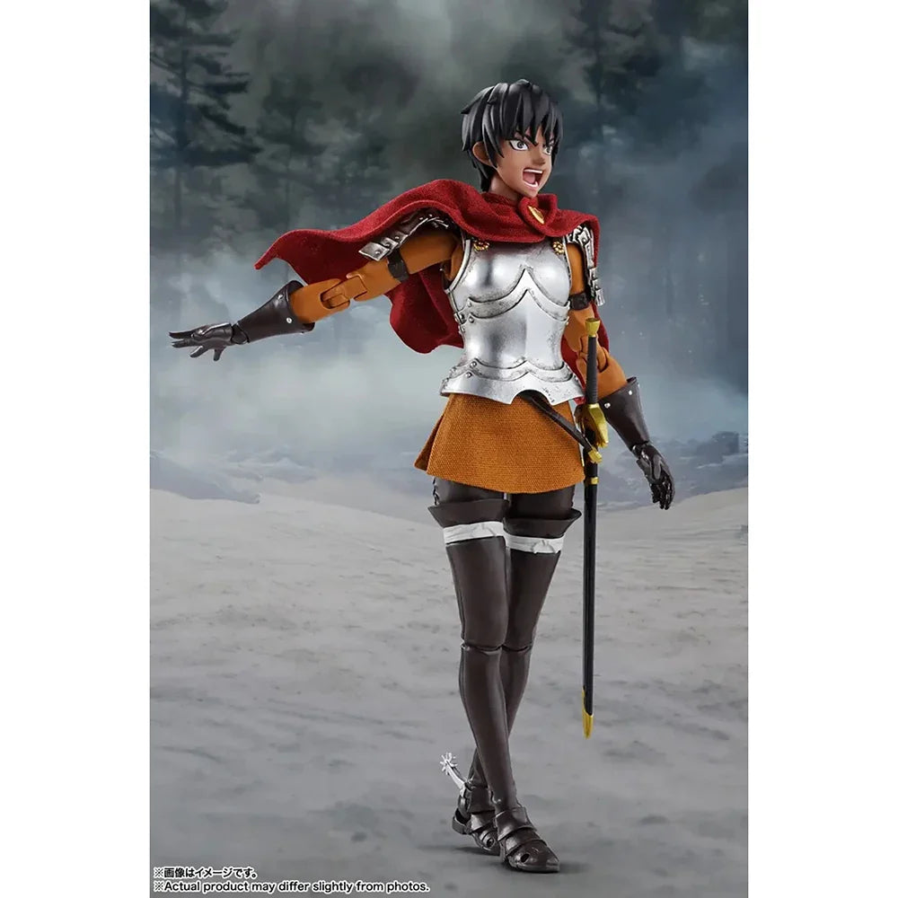 Original New BANDAI S.H.Figuarts Casca (Band of the Hawk) 14.5cm SHF Collectible Action Anime Figure Model Toys