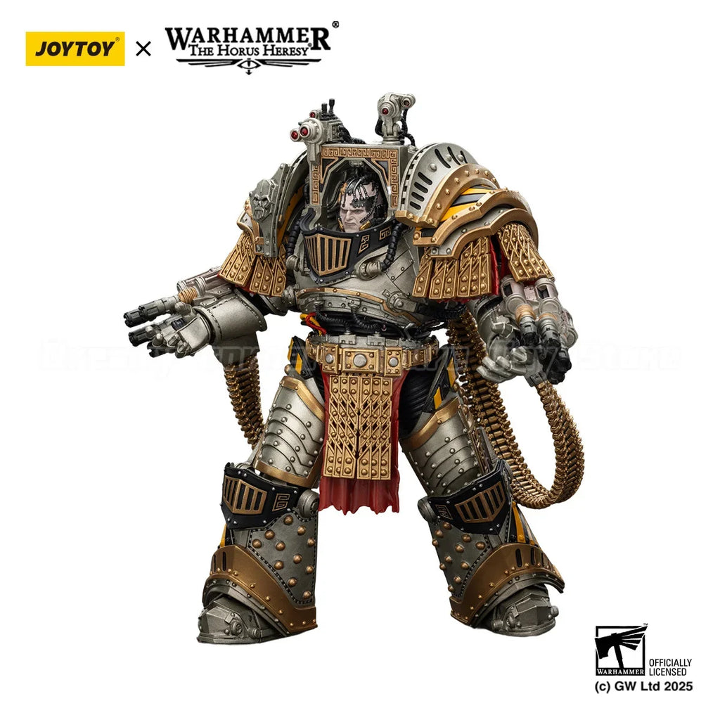 【In Stock】JOYTOY Warhammer 40K Iron Warriors Perturabo Primarch of The LVth Legion 1/18 Action Figure Ornaments