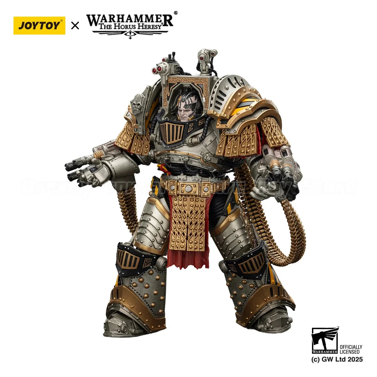 【In Stock】JOYTOY Warhammer 40K Iron Warriors Perturabo Primarch of The LVth Legion 1/18 Action Figure Ornaments