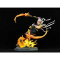 37cm Demon Slayer Figure Uzui Tengen Combat Scenes Base Lumionous Figura Splicing Pvc Model Collectible Ornaments Anime Toy Boys