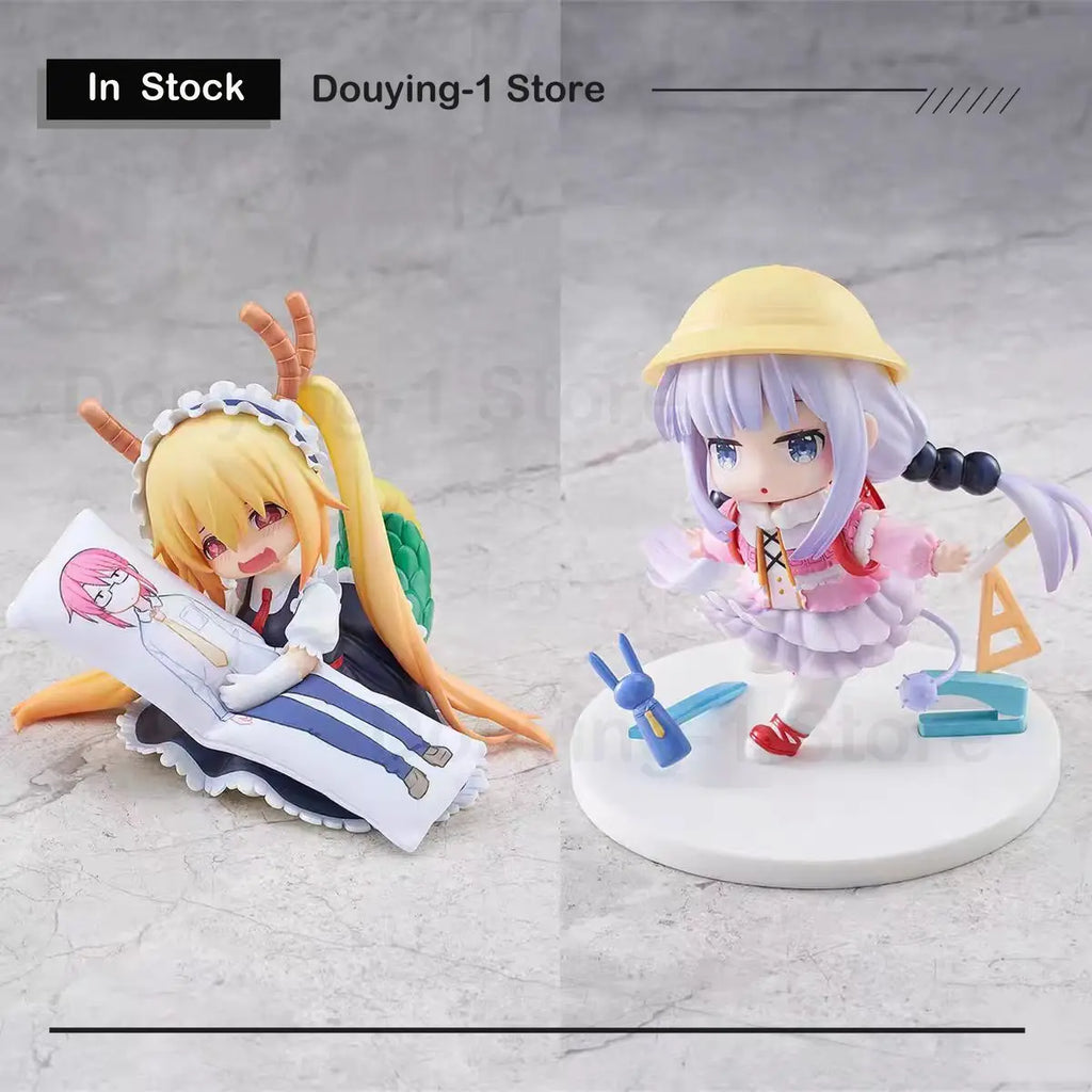 In Stock RIBOSE 17cm Miss Kobayashi's Dragon Maid Tohru Kanna Q Ver. Action Figure Collectible Model Gift