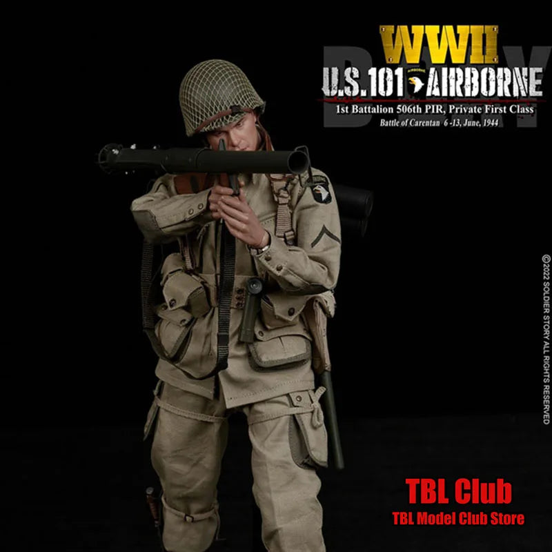 1/6 SoldierStory SS126 WWII US 101st Bataillon Private First Class Ryan Full Set Bewegliche Actionfigur mit Plattform für Sammler