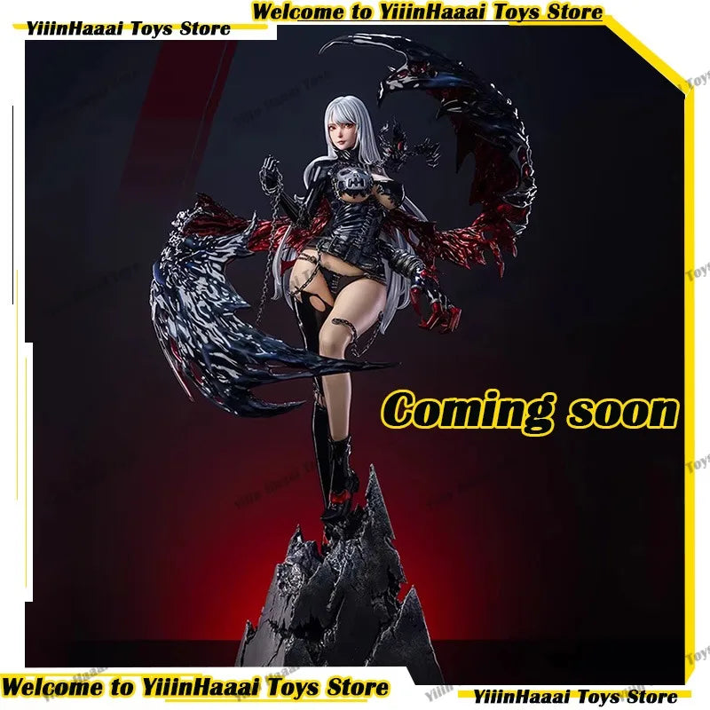 Neu auf Lager Digimon Adventure Anime Figuren Lady Devimon Figur PVC Modell Spielzeug Schönes Mädchen Statue Raumdekor Geburtstagsgeschenke