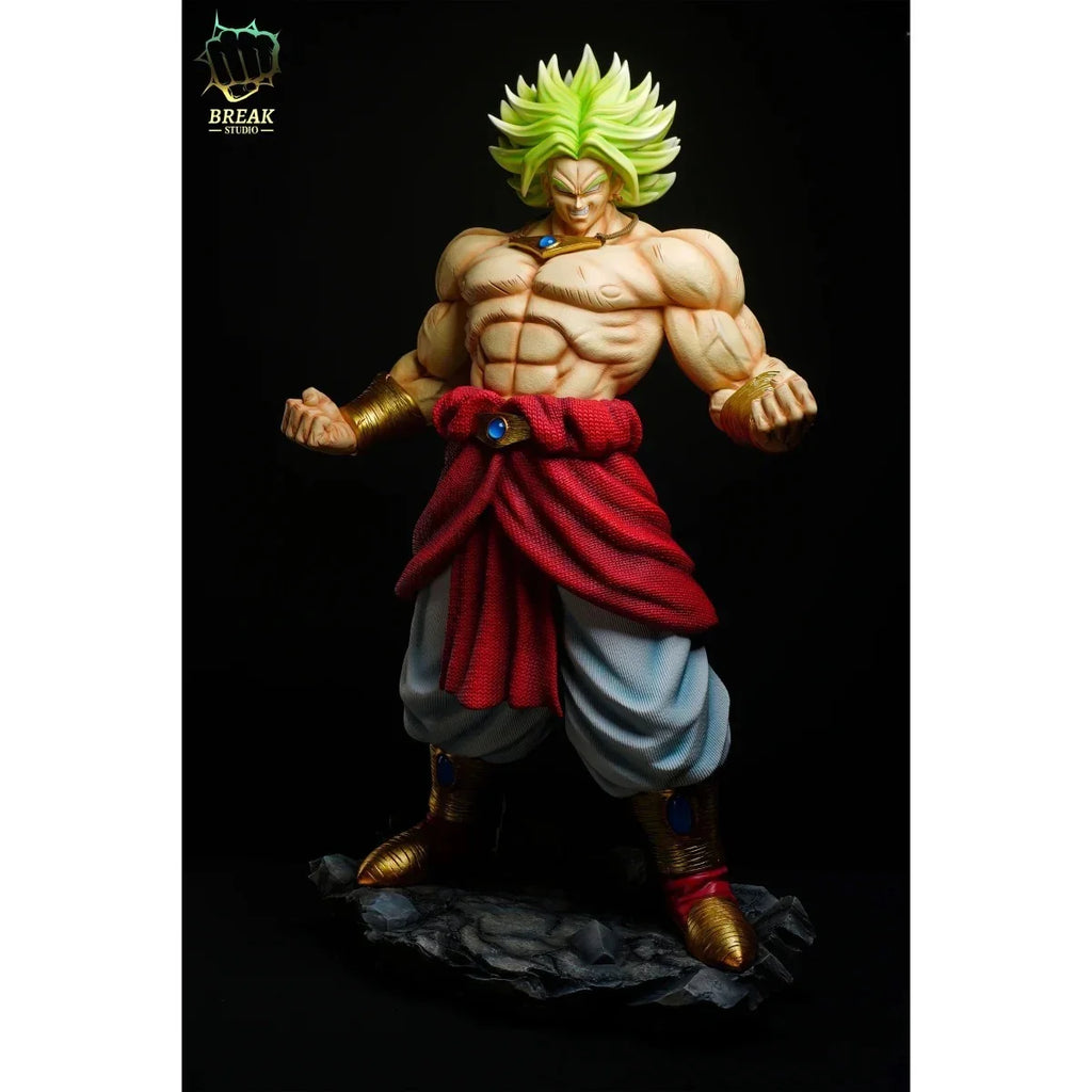 89cm Dragon Ball Broli Super Saiyan Extremely Large Anime Figure Resin Peripheral Collect Desktop Ornaments Birthday Gift Toys