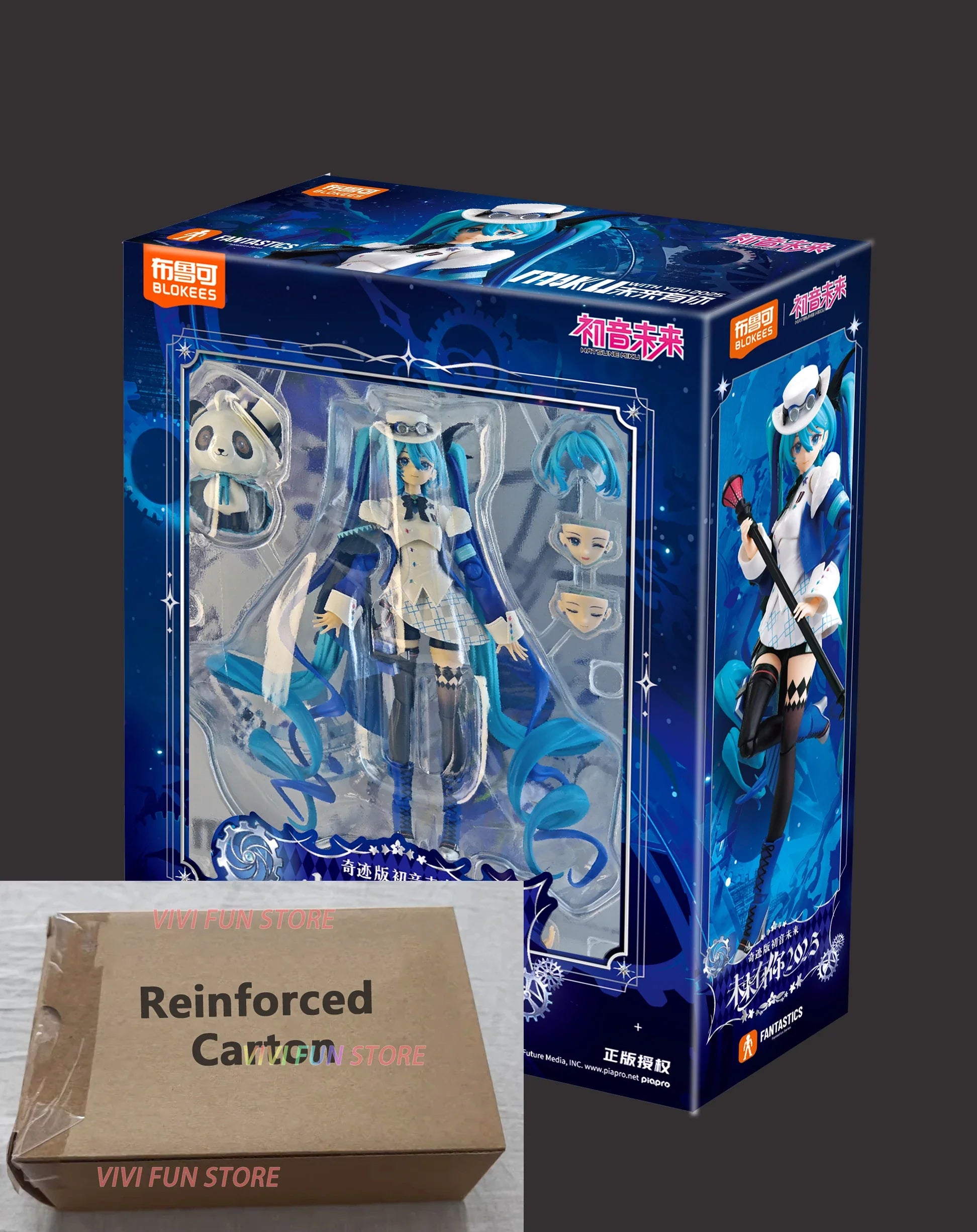 In Stock FANTASTICS HATSUNE MIKU WITH YOU 2025 SERENDIPITYEDITION Q Ver. VIVID ECHOES Sakura Assembling Movability Mooel Toys