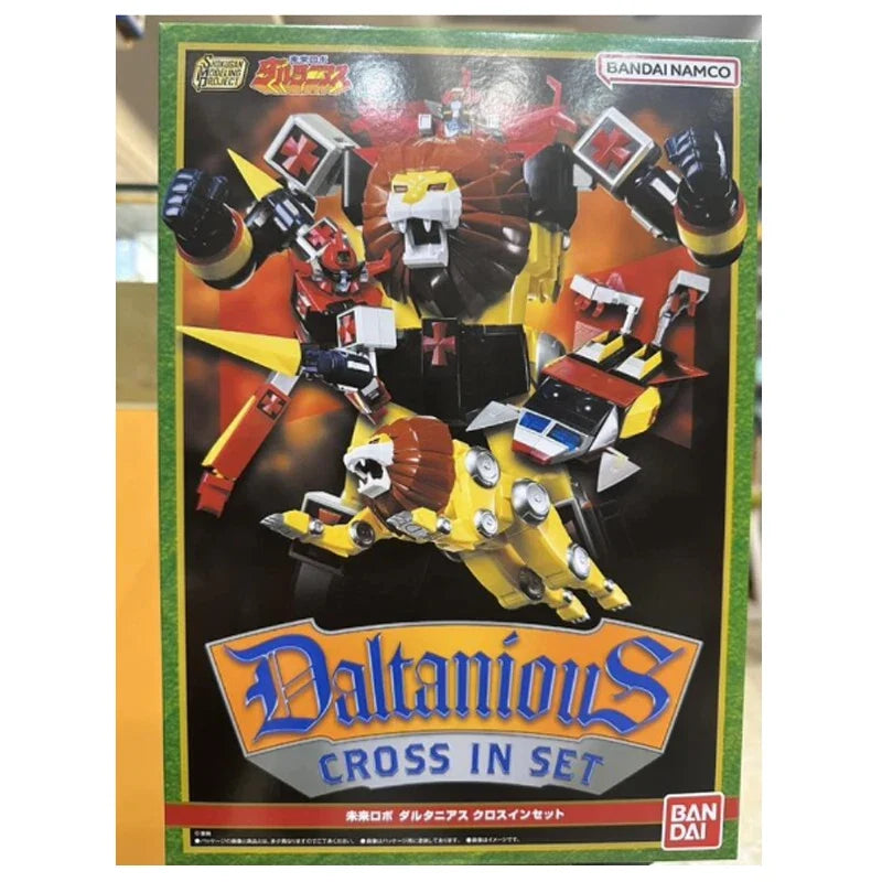 Bandai Genuine SMP SHOKUGAN Future Robot Daltamous CROSS IN SET Anime Action Figure Collectible Assembly Model Toy Gift Children