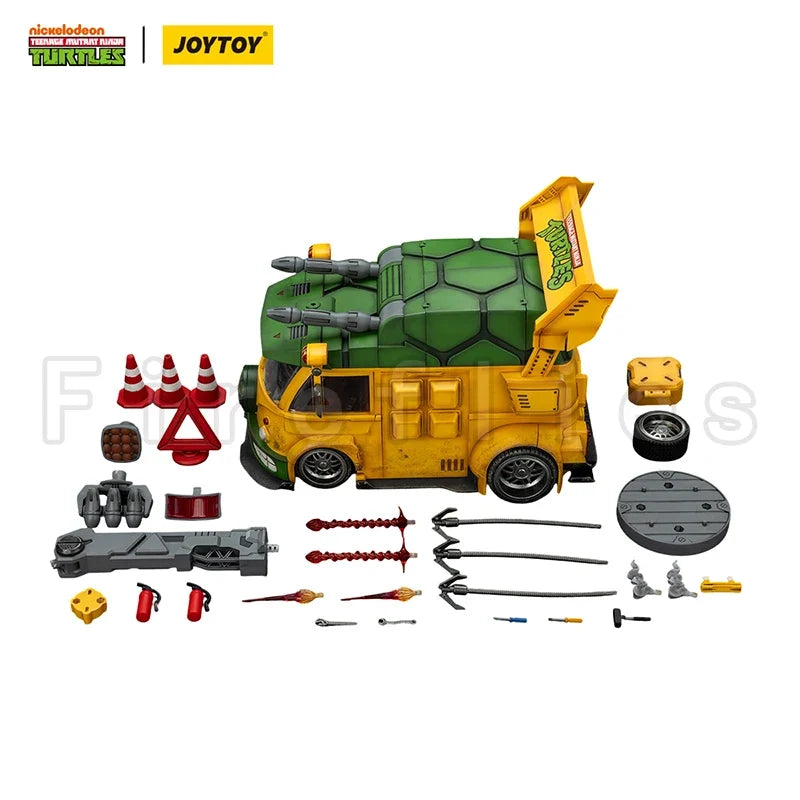 [Pre-Order]1/18 JOYTOY Action Figure Turtles Van Anime Model Toy