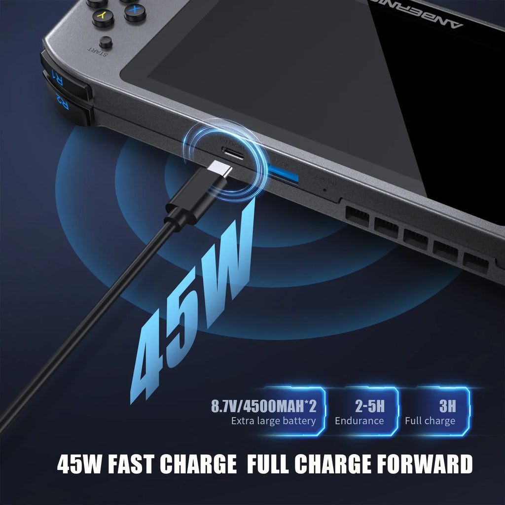 ANBERNIC Win600 5.94" Handheld Game Console Portable Gaming Laptop Computer 2 in 1 Gaming Player Support Windows 11 Steam OS