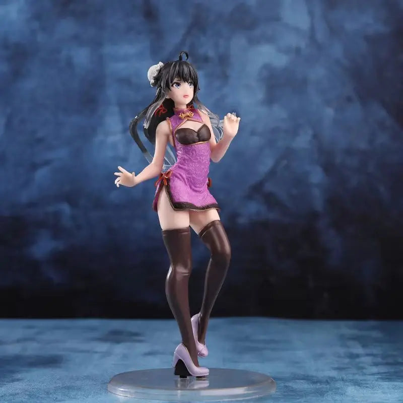New 22cm Yukinoshita Yukino Funny Japan Anime Yukino Action Figure Toys My Teen Romantic Comedy Snafu Pvc Toy Collection Hot Toy