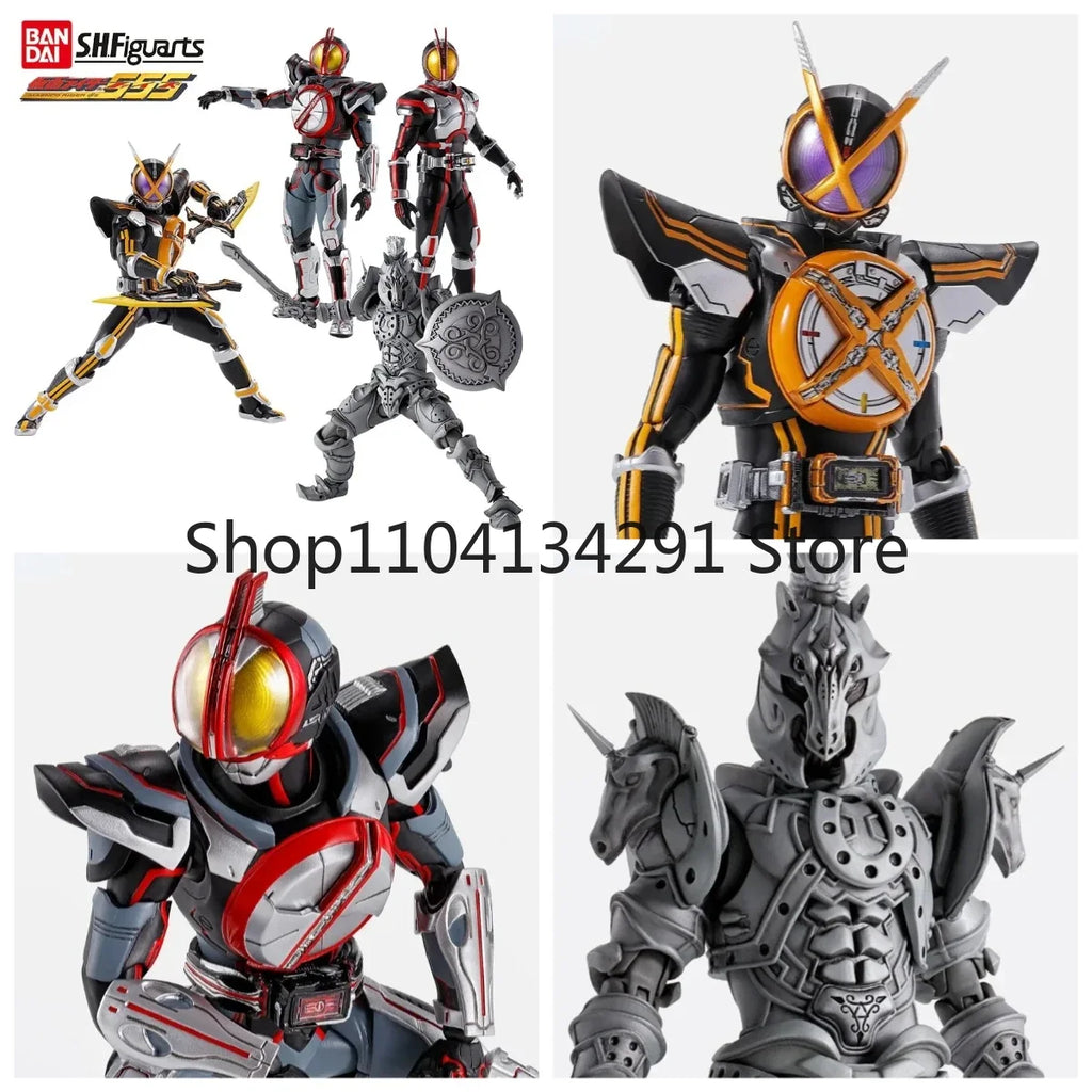 Original Bandai S.H.Figuarts Kamen Rider Faiz Next Kaixa Orphnock Action Figure Toy Collectible Model Birthday Gift