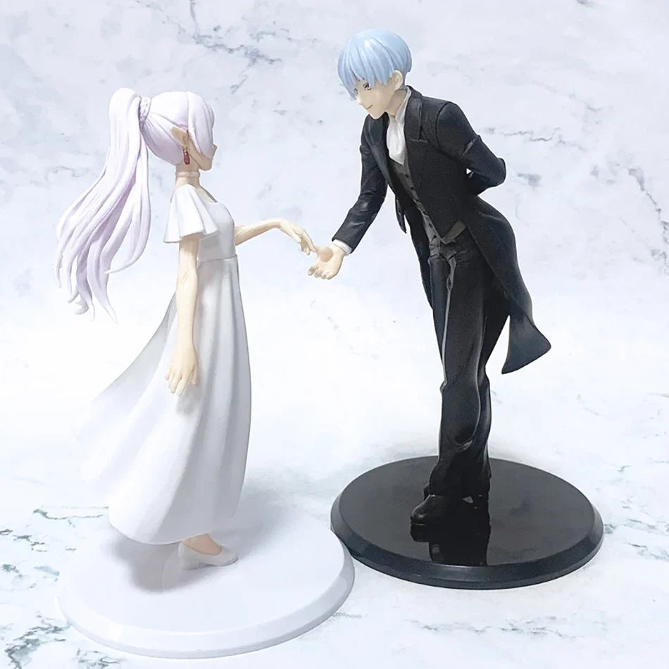 18-20cm Frieren: Beyond Journey's End Anime Figure Frieren Himmel Proposal Dance PVC Action Figure Model Collector Birthday Gift