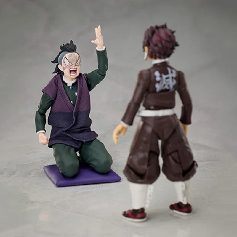 In Stock Original Genuine ANIPLEX BUZZmod. Shinazugawa Sanemi & Genya Demon Slayer Action Anime Figure Collectible Model Dolls