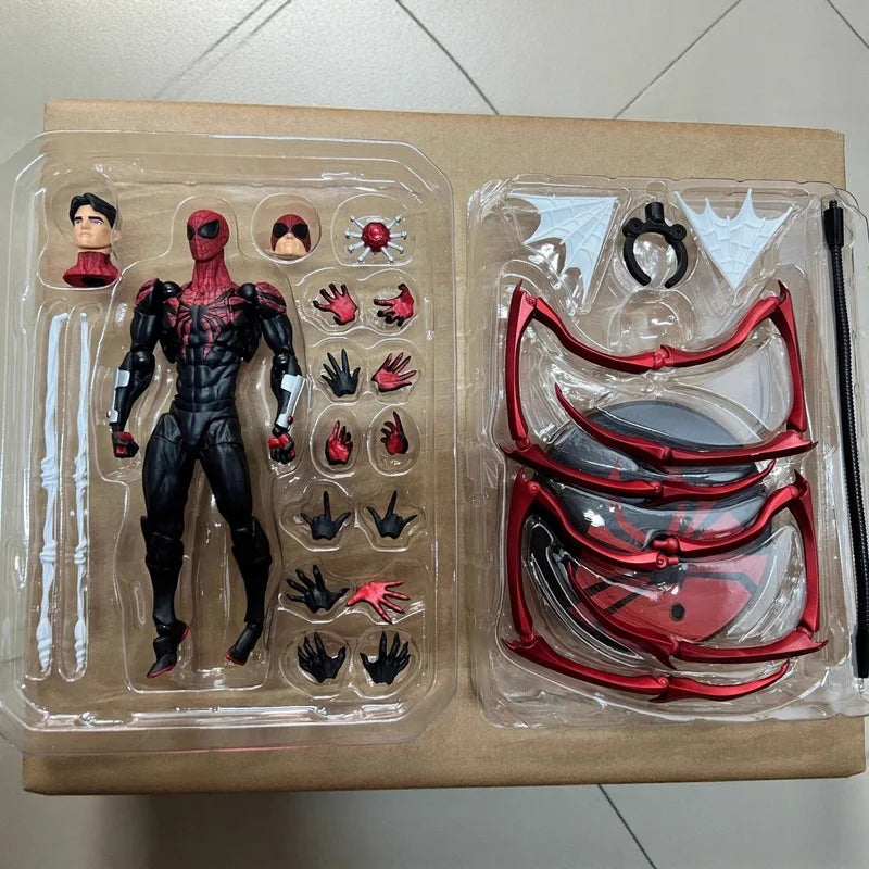 16cm Ko Ultimate Spider-Man Kapitel Parker Anime Actionfigur Modell Gesammeltes Desktop Ornament Garage Kit Trendige Puppenspielzeug Geschenke