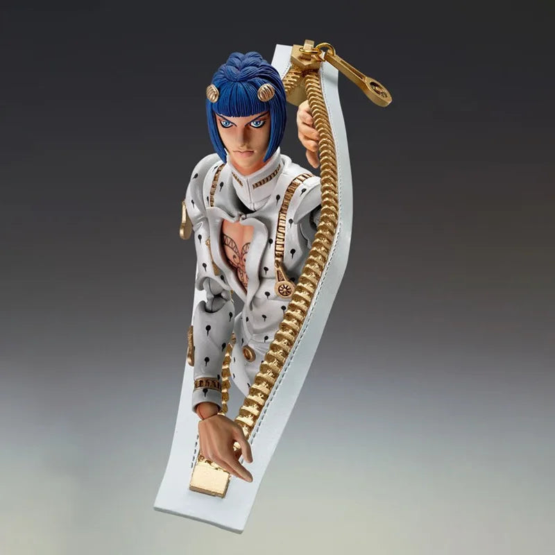 Jojo’s Bizarre Adventure: Golden Wind Bruno Buccellati Anime Mobile Articulated Action Figure Model Kit Desk Ornament Toys Gift