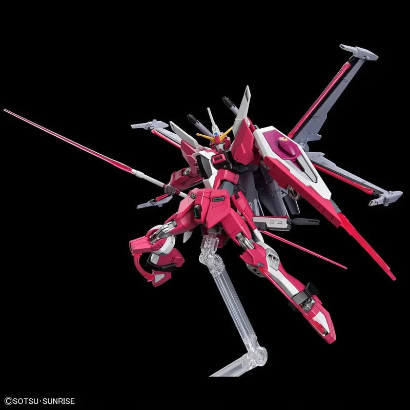 Bandai Original Genuine Figure Gundam Model Kit HGCE 1/144 Infinite Justice Gundam Type II Collection Model Action Figure Toys