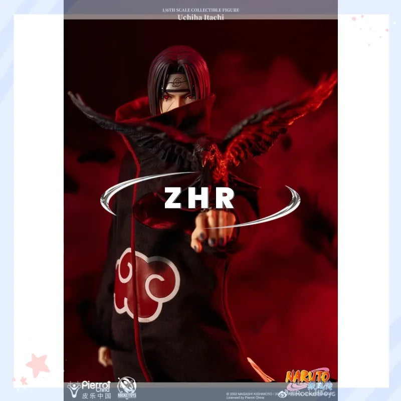 In Stock RocketToys Naruto ROC-003 Wind 1/6 Uchiha Itachi Animation Character Model Action Figure Toy Collection Gift